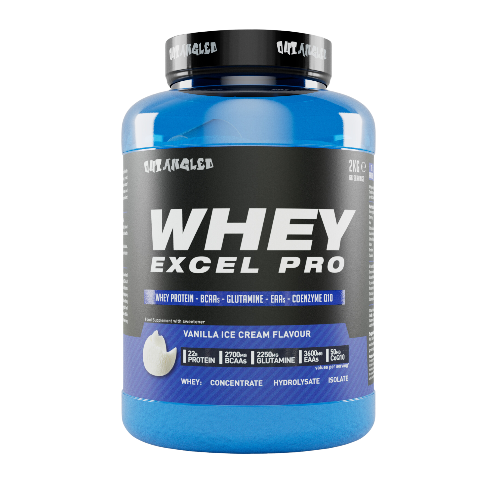 whey excel protein vanilla ice cream flavour
